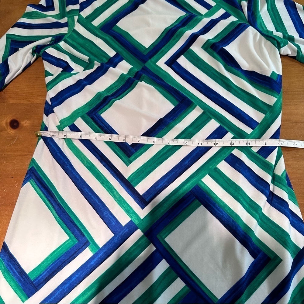 Eliza J Geometric Print Dress Size 10 - Picture 5 of 8